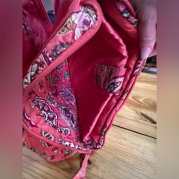 Vera Bradley Call me Coral Laptop backpack Retired pattern 034 - Picture 9 of 15